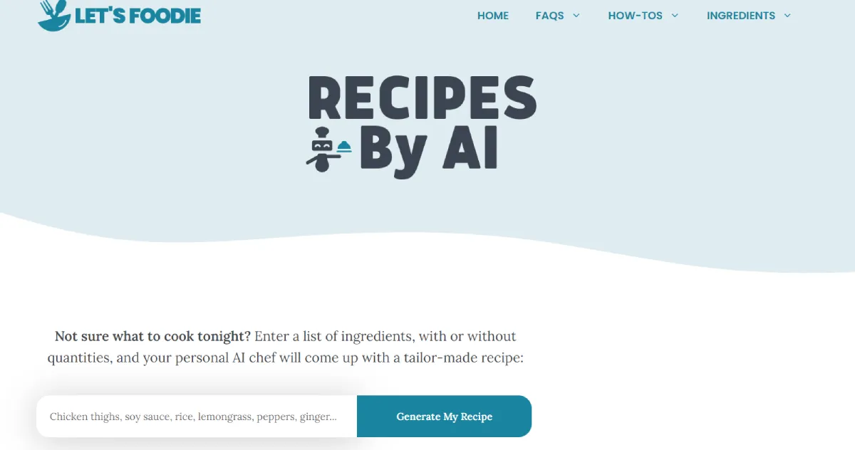 Recipes By AI