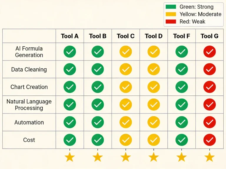 Top 7 AI Spreadsheet Tools