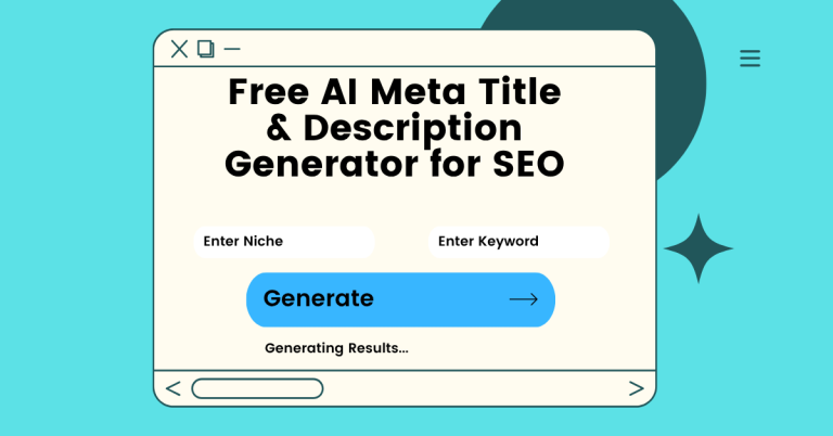 AI Meta Title & Description Generator
