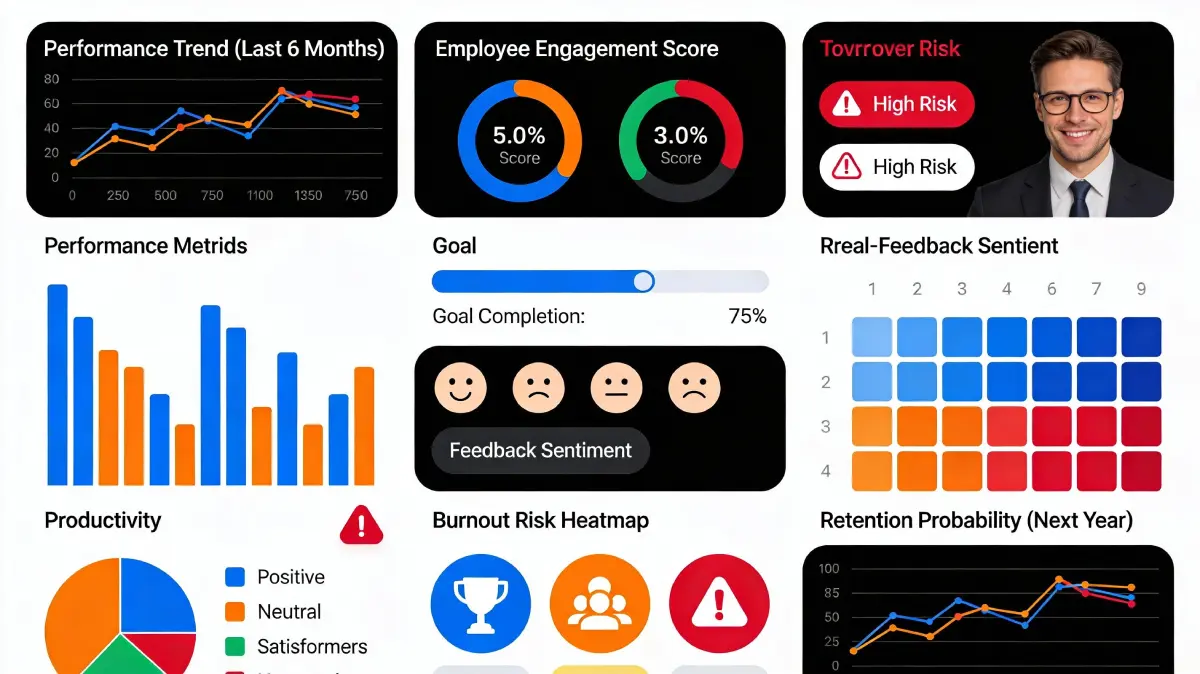 AI-powered HR analytics: performance, engagement, and retention insights