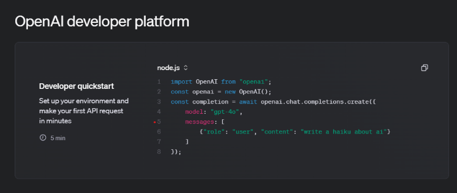 OpenAI API