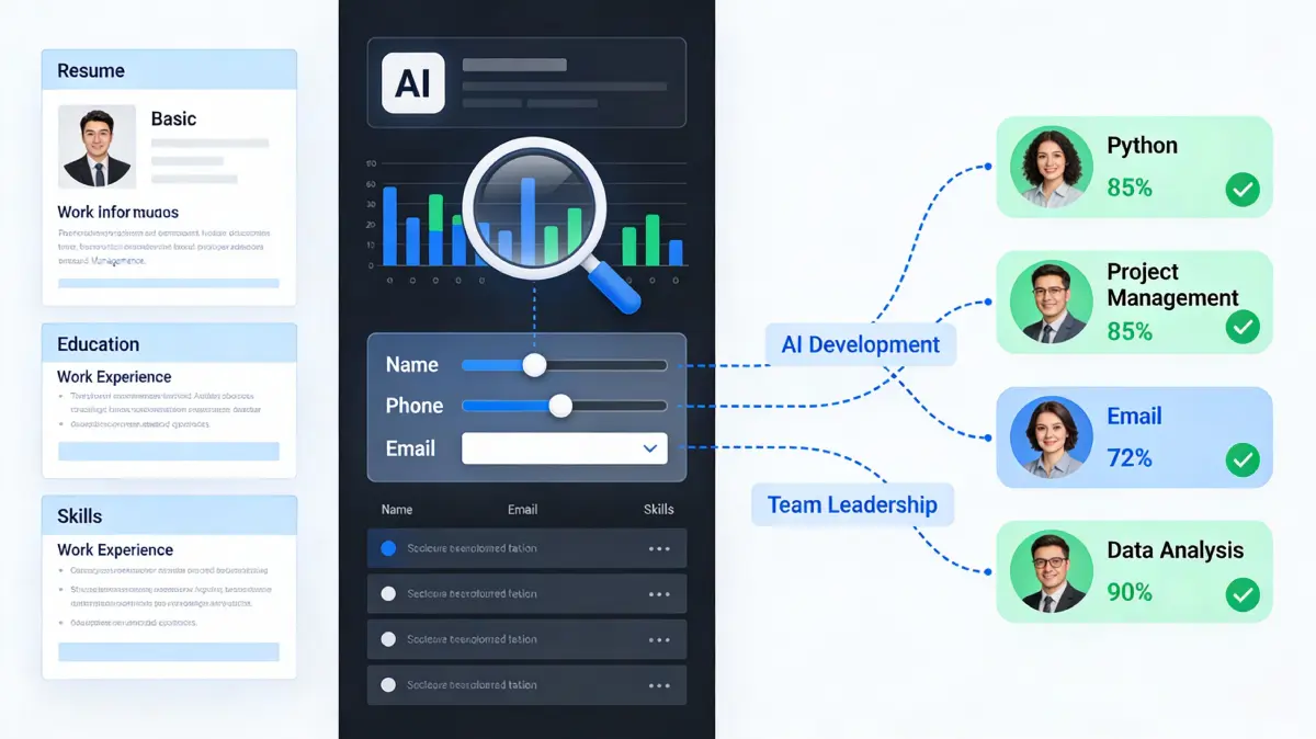 AI resume screening and intelligent candidate matching