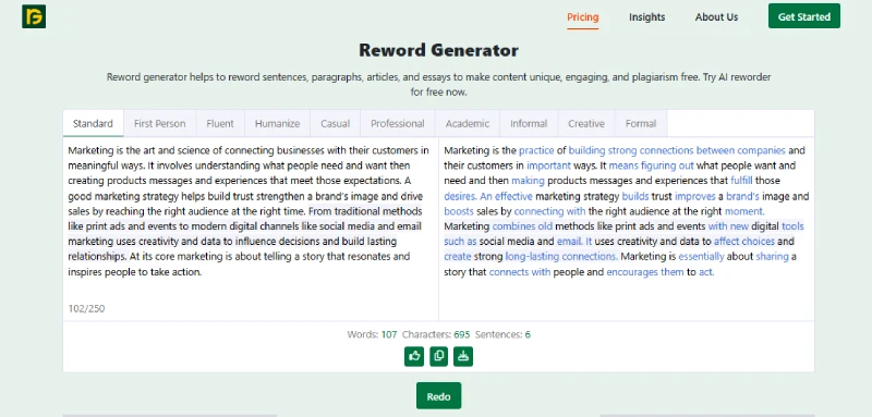 Reword generator by reword-generator.net