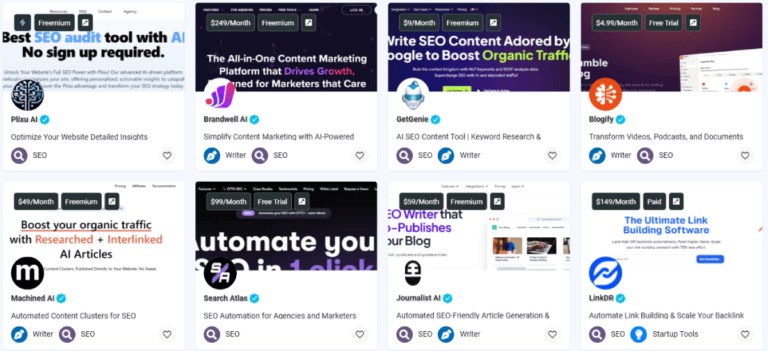 Best AI Tools For SEO Strategist