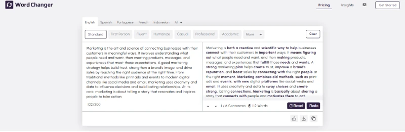 Word changer by wordchanger.net